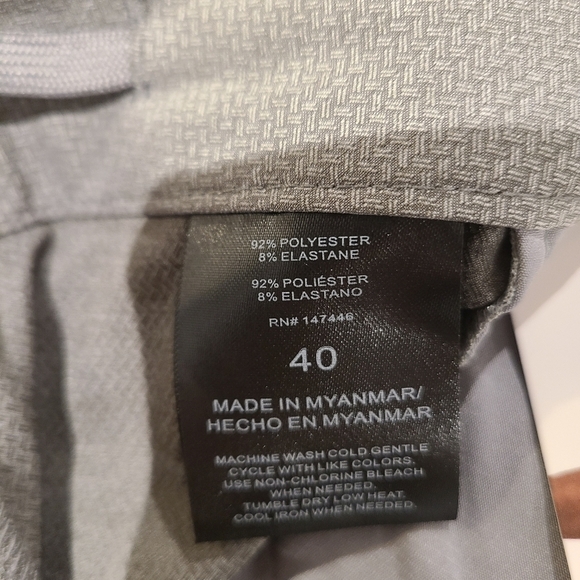 Hang Ten Gray Hybrid 4 Way Stretch Shorts 10" Inseam Size 40 NWT - Picture 9 of 9